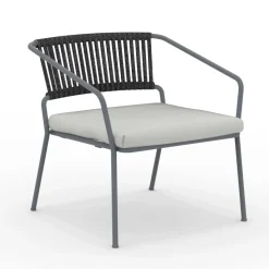 Poltrona Bassa per il Giardino con Cuscino Incluso Made in Italy - Prato