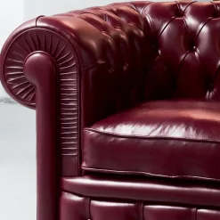 Poltrona Classica con Piedini a Cipolla in Legno di Faggio Made in Italy - Spassoso