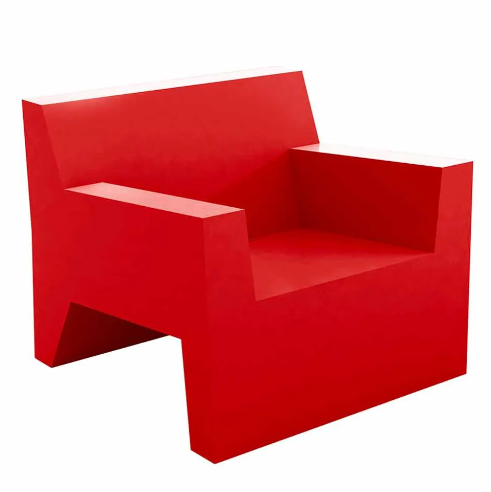 Poltrona da esterno di design Jut by Vondom, in resina di polietilene