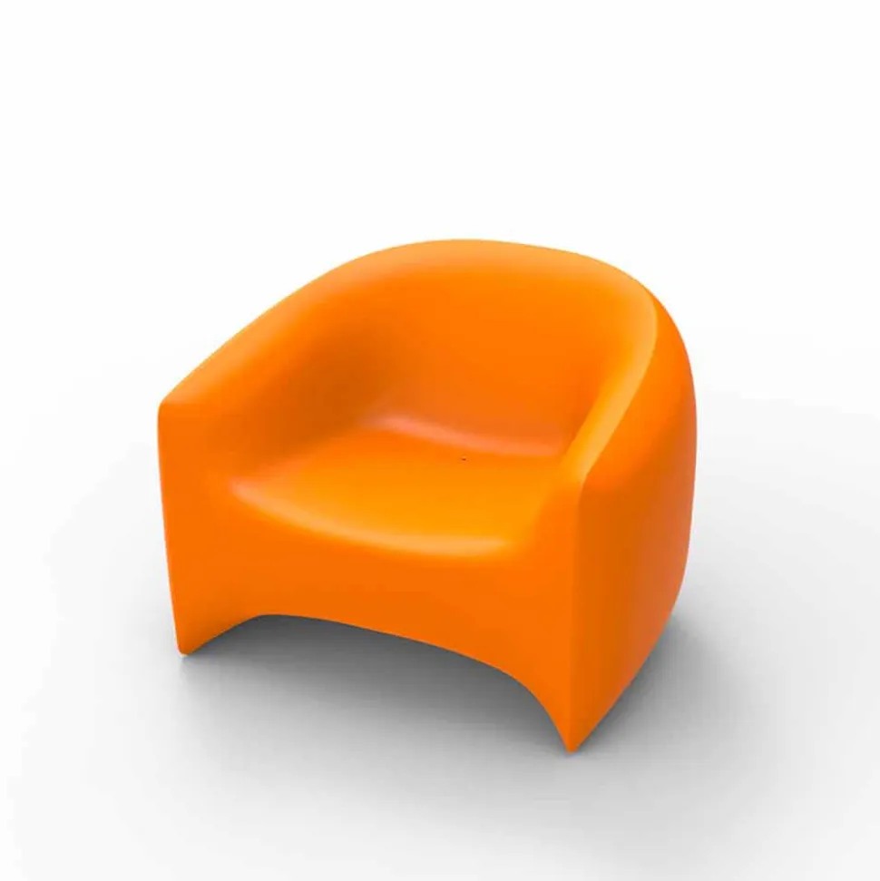 Poltrona da esterno iin resina di polietilene Blow Vondom, di design
