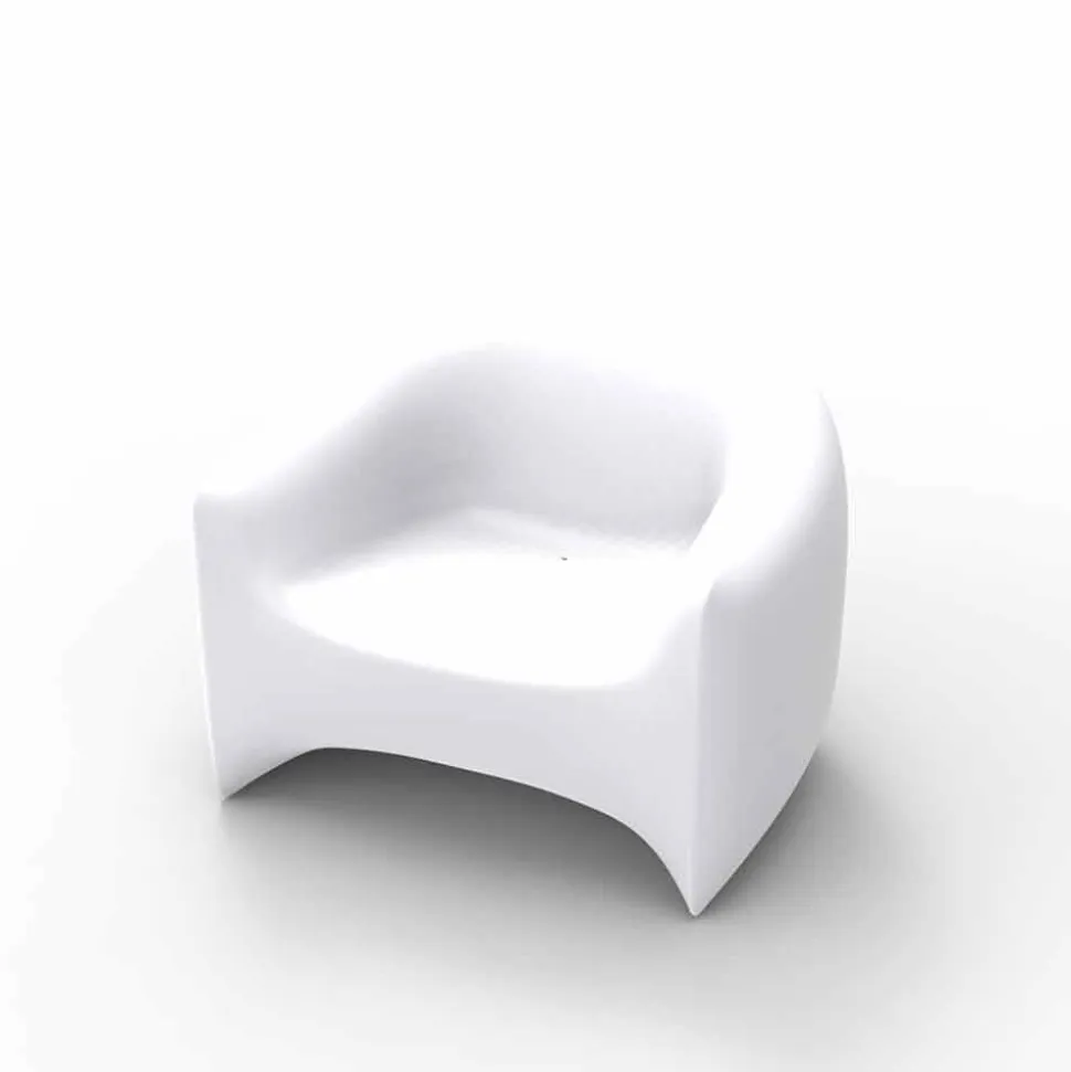 Poltrona da esterno iin resina di polietilene Blow Vondom, di design