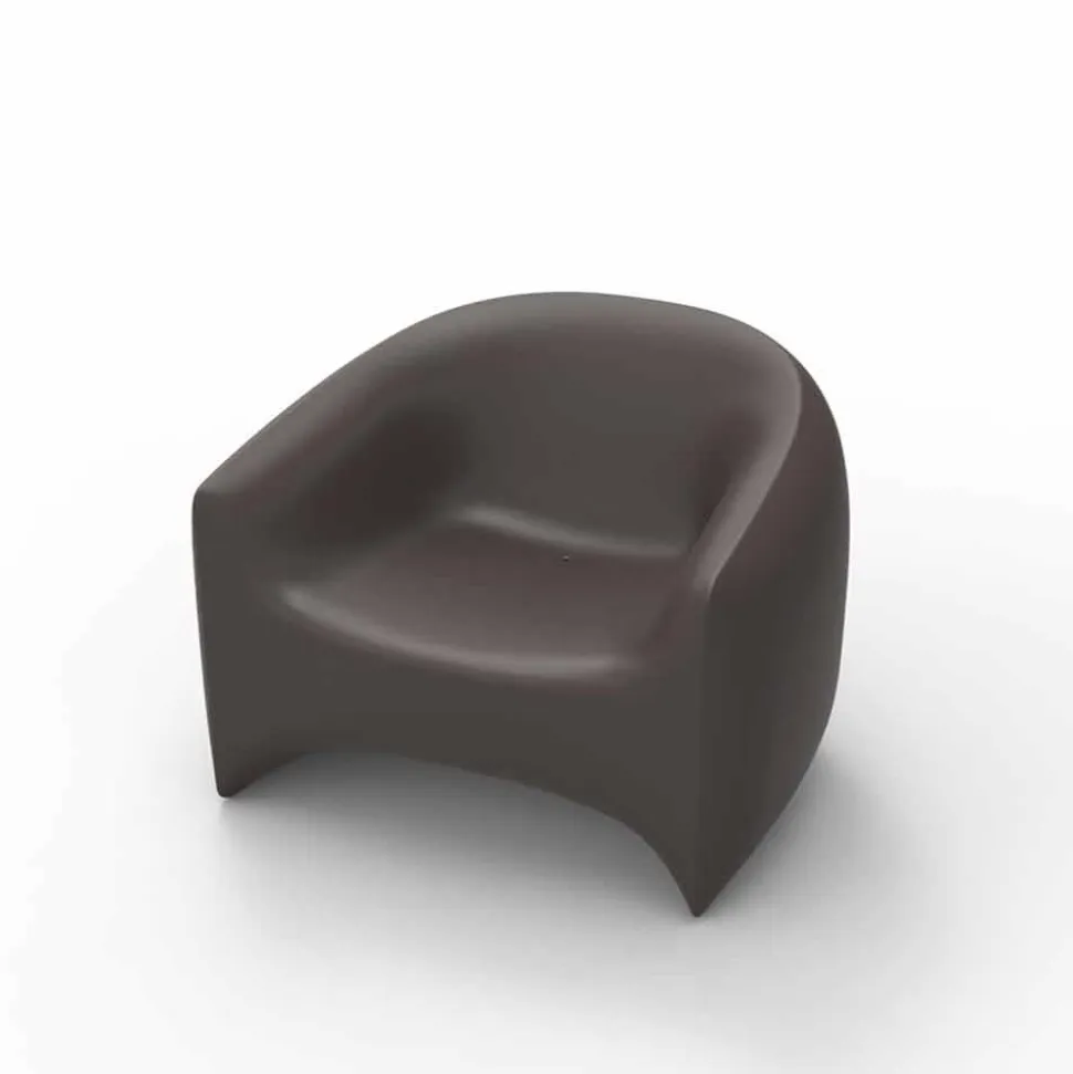 Poltrona da esterno iin resina di polietilene Blow Vondom, di design