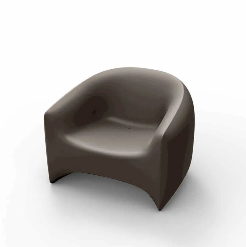 Poltrona da esterno iin resina di polietilene Blow Vondom, di design