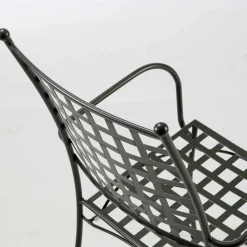 Poltrona da Esterno Impilabile in Metallo Made in Italy, 4 Pezzi - Pira