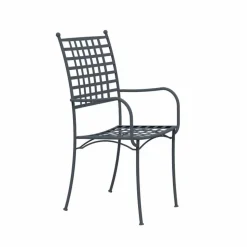 Poltrona da Esterno Impilabile in Metallo Made in Italy, 4 Pezzi - Pira