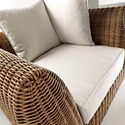 Poltrona da Esterno in Polyrattan Intrecciato - Charlie