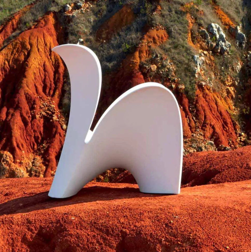 Poltrona da Esterno o Interno in Plastica Colorata di Design - Lily by Myyour