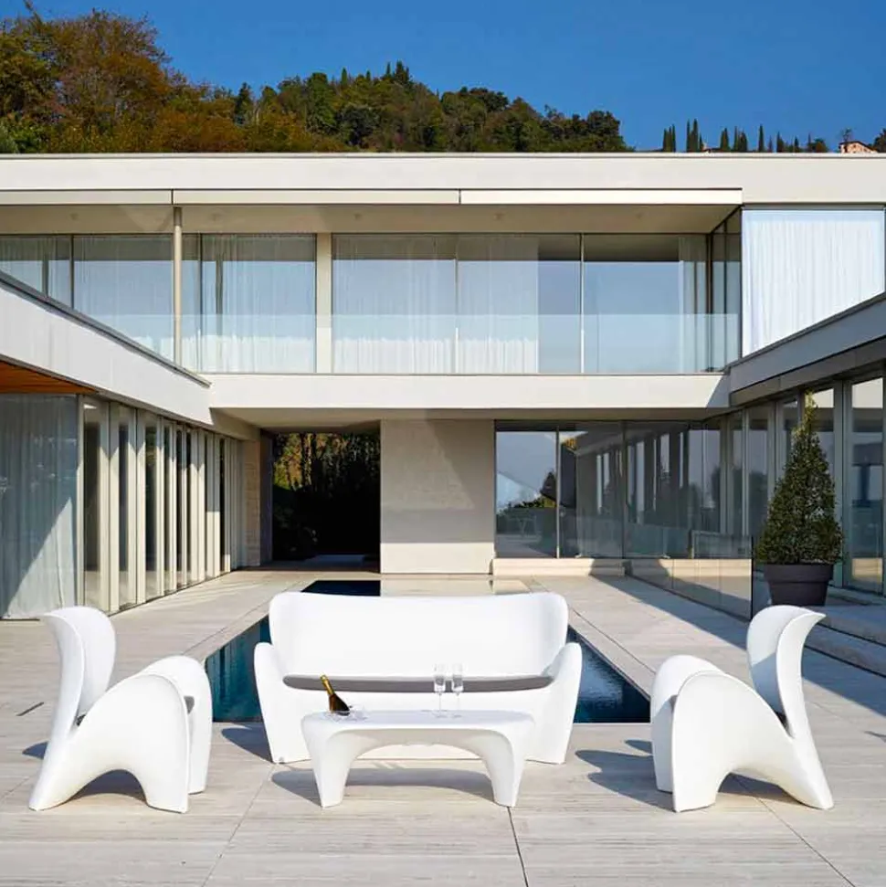 Poltrona da Esterno o Interno in Plastica Colorata di Design - Lily by Myyour