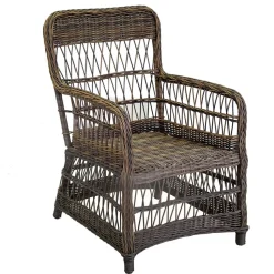 Poltrona da Giardino con Struttura in Alluminio Ricoperta da Polyrattan - Puntina