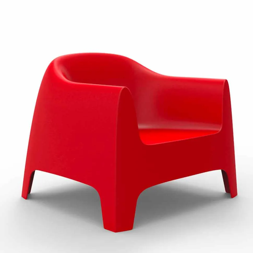 Poltrona da giardino di design Solid by Vondom, in polipropilene, 4 pezzi