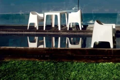 Poltrona da giardino di design Solid by Vondom, in polipropilene, 4 pezzi