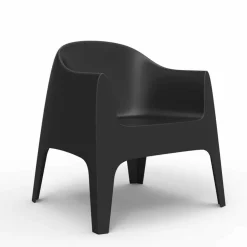 Poltrona da giardino impilabile Solid by Vondom, in polipropilene, 4 pezzi