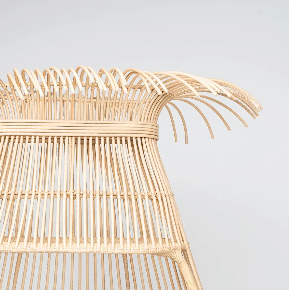 Poltrona da Giardino in Intreccio di Polyrattan con Cuscino Off-White - Anteia