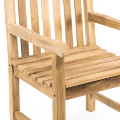 Poltrona da Giardino in Legno di Teak Naturale – Yggdrasil