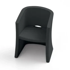 Poltrona da Giardino in Polietilene con Braccioli Made in Italy - Perez