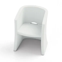 Poltrona da Giardino in Polietilene con Braccioli Made in Italy - Perez
