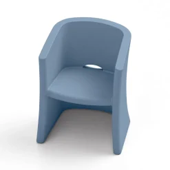 Poltrona da Giardino in Polietilene con Braccioli Made in Italy - Perez