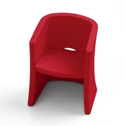 Poltrona da Giardino in Polietilene con Braccioli Made in Italy - Perez
