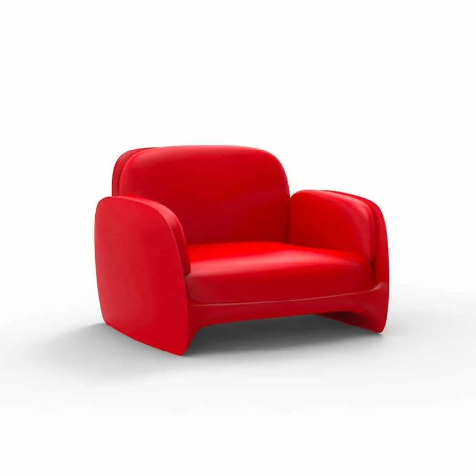 Poltrona da giardino in polietilene Pezzettina by Vondom, di design
