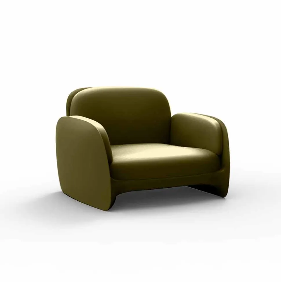 Poltrona da giardino in polietilene Pezzettina by Vondom, di design