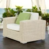 Poltrona da Giardino in Polyrattan Intrecciato a Mano - Yoko