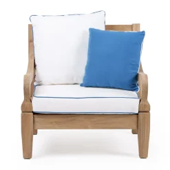 Poltrona da Giardino in Teak Naturale Spazzolato - Artes