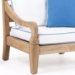 Poltrona da Giardino in Teak Naturale Spazzolato - Artes