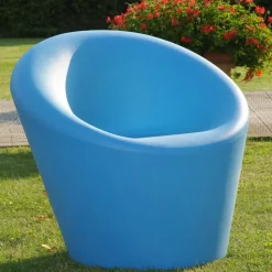 Poltrona da Giardino Polietilene Fluo e Colorato Made in Italy - Colores