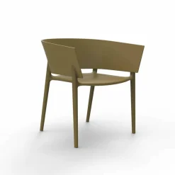 Poltrona da giardino Vondom Africa in polipropilene e fibra di vetro, 4 pezzi