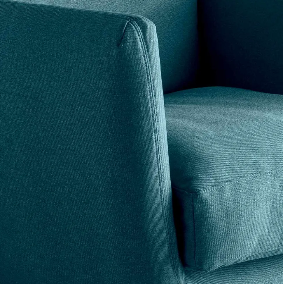 Poltrona da Salotto con Base a Scelta Girevole o Fissa Made in Italy - Ironico