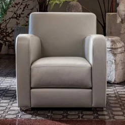 Poltrona da Salotto in Legno, Poliuretano Espanso e Metallo Made in Italy - Burlesco