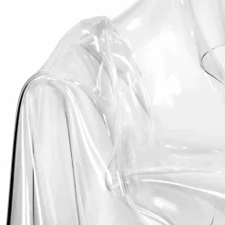 Poltrona design moderno in plexiglass trasparente Paris,made in Italy