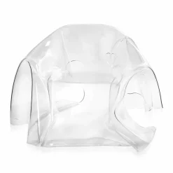 Poltrona design moderno in plexiglass trasparente Paris,made in Italy