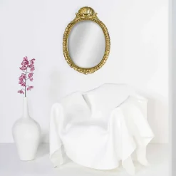 Poltrona di design moderno in plexiglass bianco Paris, made in Italy