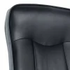 Poltrona Direzionale da Ufficio Girevole Sedile in Pelle e Base Metallo – Virone