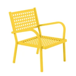 Poltrona Impilabile da Giardino in Acciaio Made in Italy 2 Pezzi – Aberdeen