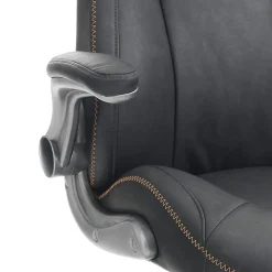 Poltrona in Pelle Sintetica Grigio Effetto Invecchiato - Renio