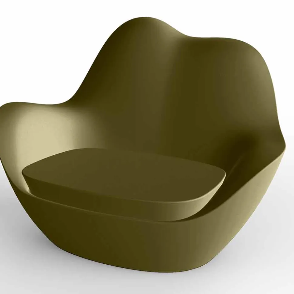 Poltrona in polietilene per esterno Sabinas by Vondom, design moderno