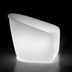 Poltrona Luminosa da Esterno in Polietilene con LED Made in Italy - Luglio