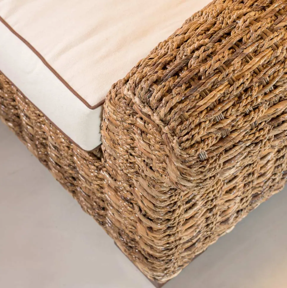 Poltrona Outdoor in Abaca con Cuscini Inclusi – Lagertha
