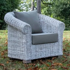 Poltrona Outdoor in Kubù con Cuscini Inclusi – Isildur