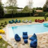 Poltrona per il Giardino in Tessuto Outdoor Color Lime - Maestrale