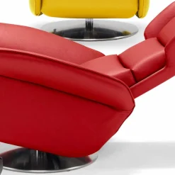 Poltrona relax girevole motorizzata 2 motori design made in Italy Bao