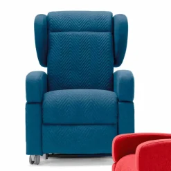 Poltrona relax ortopedica 4 motori made in Italy Giglio,design moderno