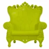 Poltrona stile barocco-moderno colorata Slide Queen Of Love,made Italy