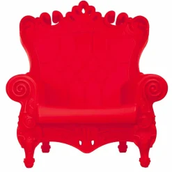 Poltrona stile barocco-moderno colorata Slide Queen Of Love,made Italy