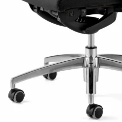 Poltrona Ufficio Design Ergonomica Girevole con Braccioli e Poggiatesta - Romolo