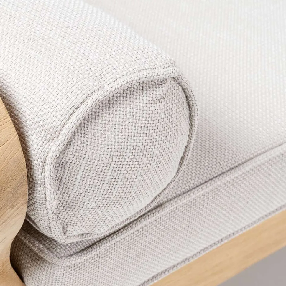 Poltroncina da Esterno in Teak Naturale e Cuscini - Circe