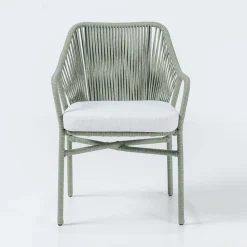 Poltroncina da Giardino in Alluminio e Intreccio in Corda - Asteria