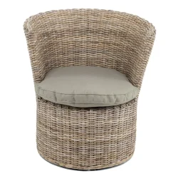 Poltroncina da Giardino in Kubù Cuscino Seduta Incluso – Calsifer